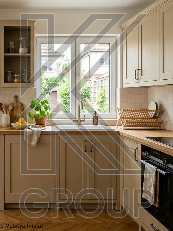 Bej Mutfak Dolabı | Lake Kapak